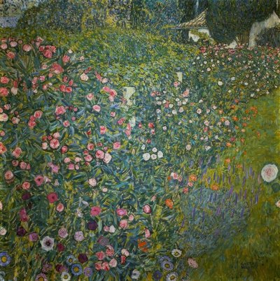 Italienische Gartenlandschaft von Gustav Klimt