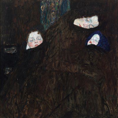 Mutter mit zwei Kindern (Familie) von Gustav Klimt