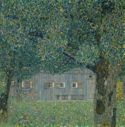 Oberösterreichisches Bauernhaus von Gustav Klimt