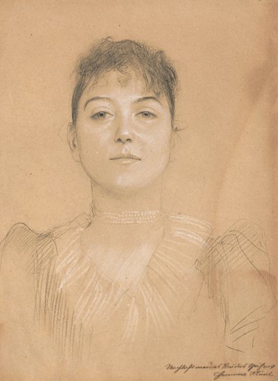 Porträt einer Frau von Gustav Klimt