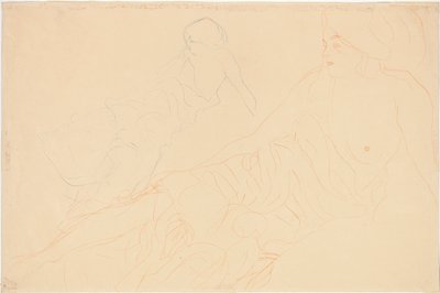 Liegende Akte, 1913 von Gustav Klimt