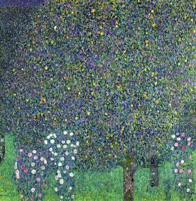 Rosen unter den Bäumen, ca. 1905 von Gustav Klimt