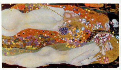 Wasserschlangen II von Gustav Klimt