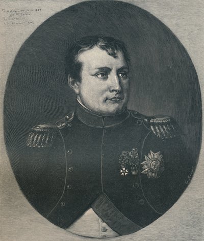 Napoleon Bonaparte im Jahr 1809, 1896 von Gustav Kruell