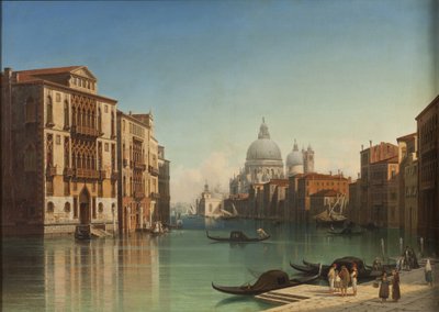 Blick auf den Canal Grande in Venedig, 1860 von Gustaf Wilhelm Palm