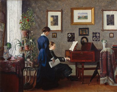 Musikstunde von Gustav Wentzel