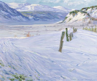 Winterlandschaft von Gustav Wentzel