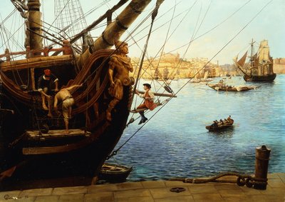 Die Überholung, 1886 von Gustave Bourgain