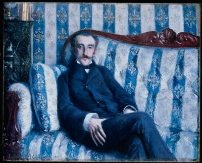 Porträt von Monsieur R., 1877 von Gustave Caillebotte