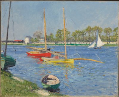 Die Seine bei Argenteuil, 1882 von Gustave Caillebotte