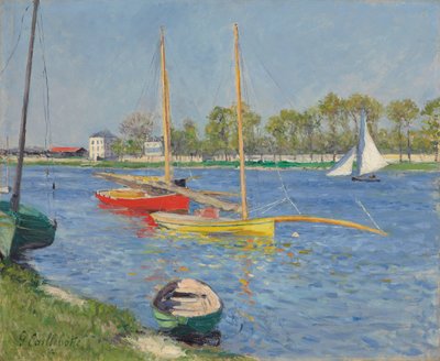 Die Seine bei Argenteuil, 1882 von Gustave Caillebotte