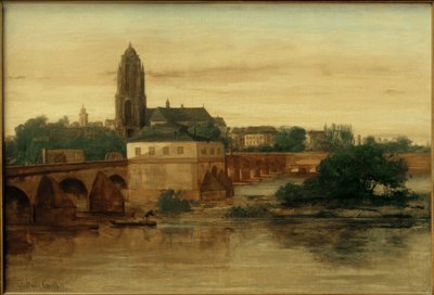 Blick auf Frankfurt am Main von Gustave Courbet