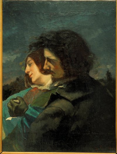 Glückliche Liebende von Gustave Courbet