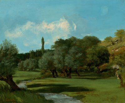 La Bretonnerie im Département Indre von Gustave Courbet