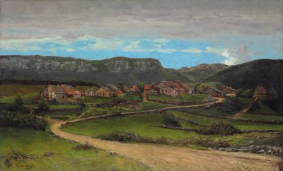 Landschaft bei Ornans, ca. 1865 von Gustave Courbet