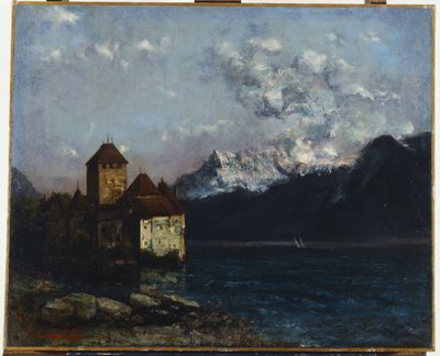 Das Schloss Chillon, 1877 von Gustave Courbet