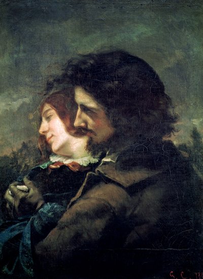 Die glücklichen Liebenden, 1844 von Gustave Courbet