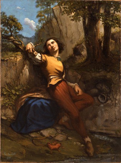 Der Bildhauer, 1845 von Gustave Courbet