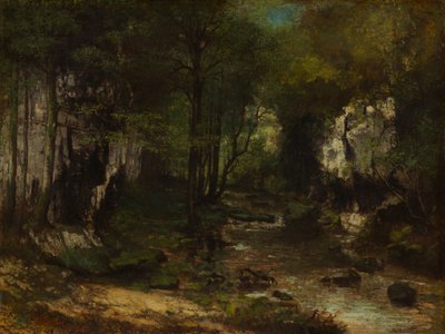 Der Bach von Gustave Courbet