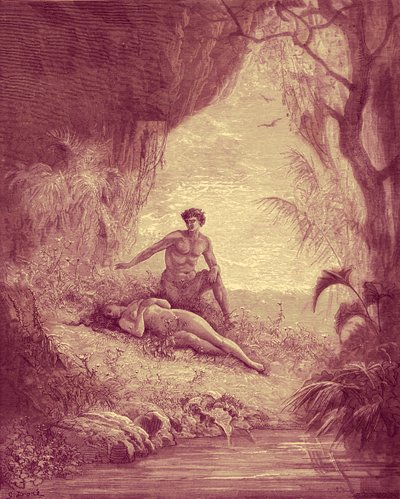 Adam und Eva - Bibel von Gustave Dore