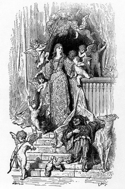 Alcina in ihrer Pracht von Gustave Dore