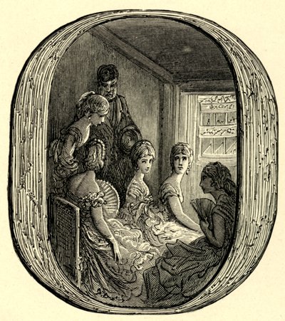 Eine Opernloge bei von Gustave Dore