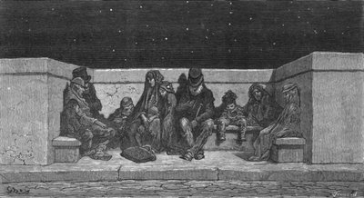 Schlafend unter den Sternen, 1872 von Gustave Dore