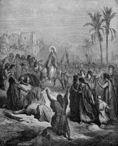 Einzug Christi in Jerusalem von Gustave Dore