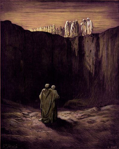 Dantes Fegefeuer von Gustave Dore