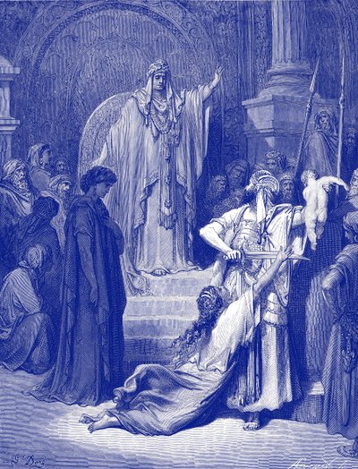 Das Urteil Salomos von Gustave Dore