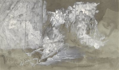 Wolke mit schwebenden Figuren von Gustave Dore
