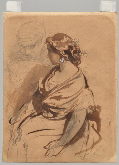 Junge Frau aus Valence von Gustave Dore