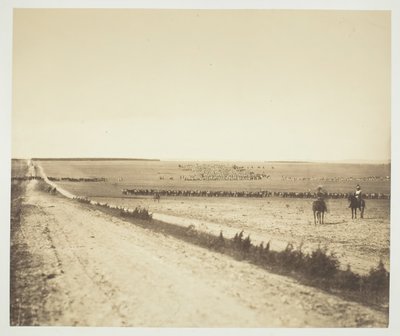 Manöver, Camp de Châlons von Gustave Le Gray