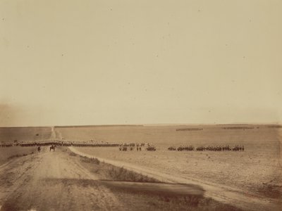 Manöver, Camp de Châlons, 1857 von Gustave Le Gray