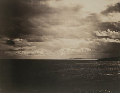 Mittelmeer mit dem Berg Agde, 1857 von Gustave Le Gray