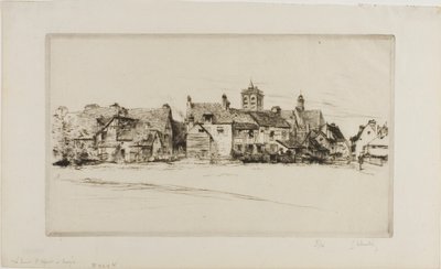 Der Turm von St. Nizier, Troyes von Gustave Leheutre