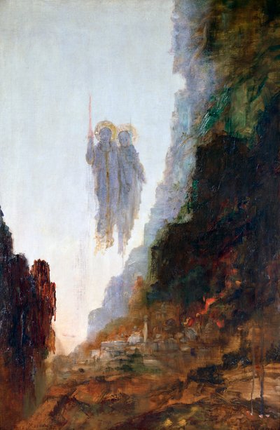 Engel von Sodom, ca. 1846-1898 von Gustave Moreau