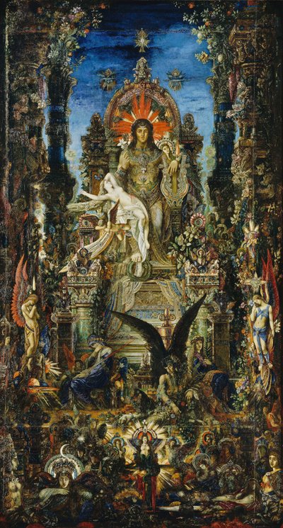 Jupiter und Semele, 1894-95 von Gustave Moreau