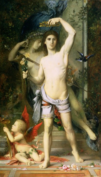 Der junge Mann und der Tod, 1856-65 von Gustave Moreau