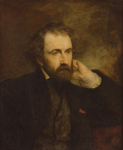 Porträt von Paul Chenavard (1807-95) von Gustave Ricard