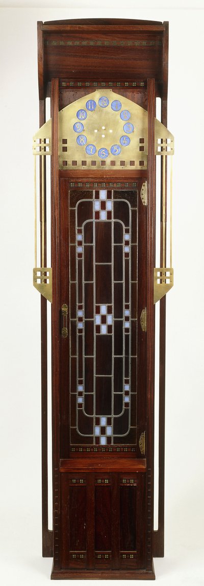Eine kubanische Standuhr von Gustave Serrurier Bovy