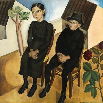 Gaston und seine Schwester von Gustave Van de Woestyne
