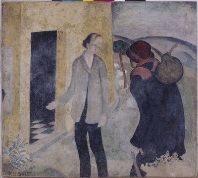Gastfreundschaft gegenüber Fremden von Gustave Van de Woestyne