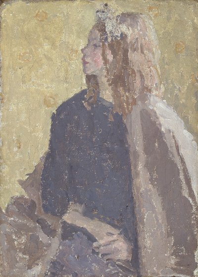 Mädchen im Profil, 1900-1939 von Gwendolen Mary John