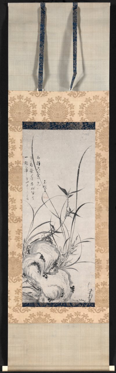 Felsen, Bambus und Orchideen von Gyokuen Bonpō