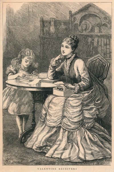 Valentins-Empfänger, 1875 von H. Johnson