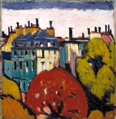 Landschaft, Paris, 1912-1914 von H Lyman Sayen