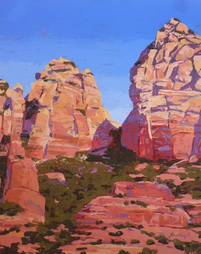Ein Durchgang, Sedona, 2024 von Hadley Rampton