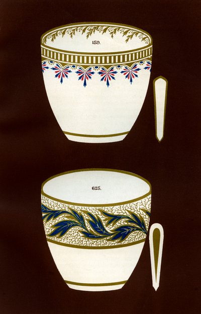 Derby-Muster, 1876 von Hall and England