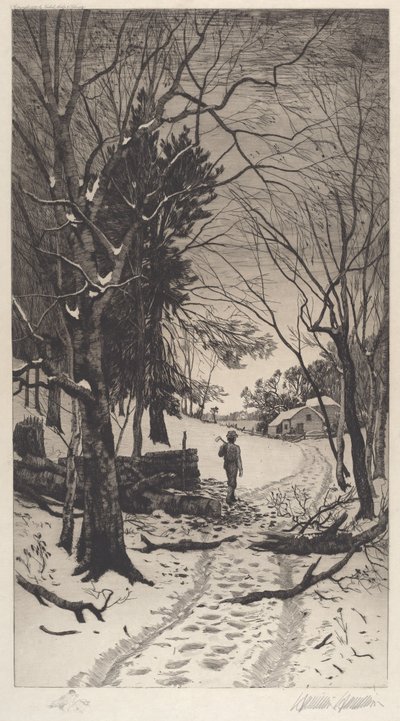 Ohne Titel (Winterlandschaft) von Hamilton Hamilton